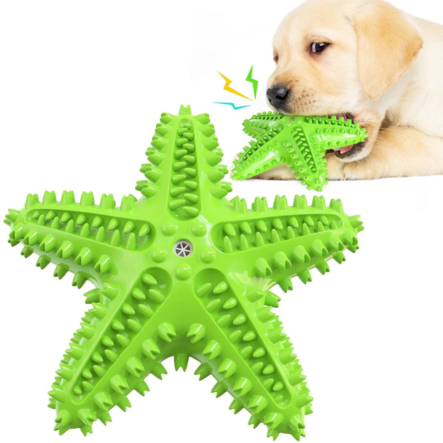 Sound Starfish Dog Toy Teeth Grinding Fun Toothbrush Pet Toy for Dogs New Hit Interactive Chew Toy for Your Furry Friend