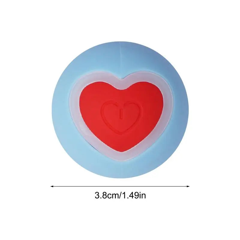 Vibrating Dog Ball Heart-Style Automatic Rolling Ball USB Rechargeable Pet Bounce Toy For Small Medium Large Puppies