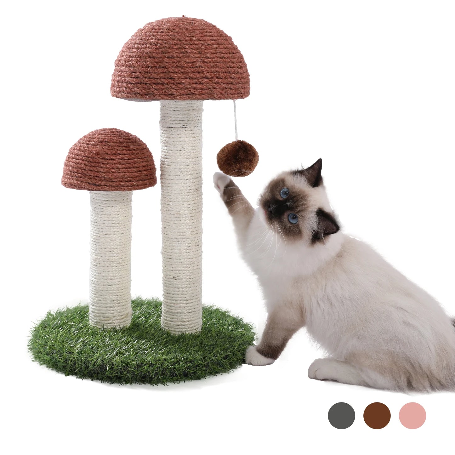 Safe Cat Scratching Post with Unique Design,Cat Accessories,Cat Scratcher,Cat Toys,Ideal for Claw Sharpening&Feline Fun,Indoor