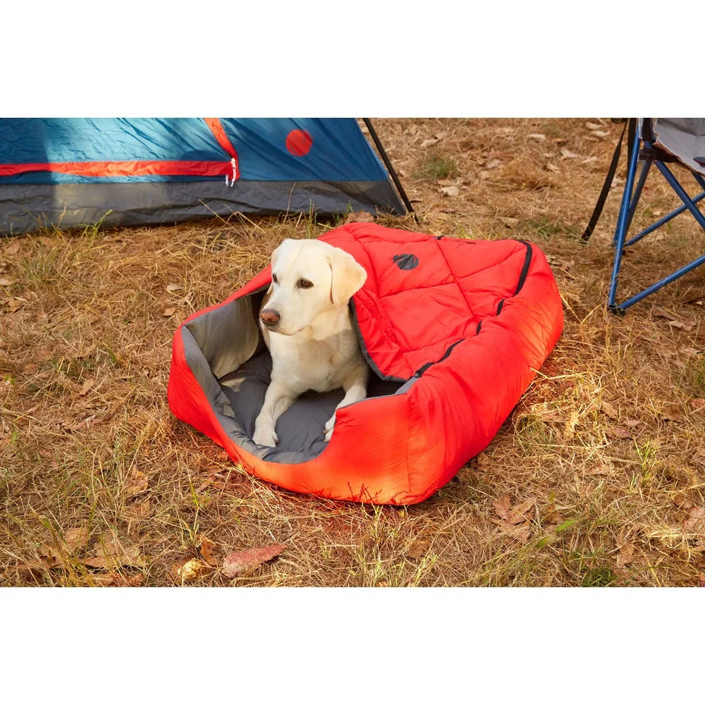 Portable Pet Sleeping Bag Lightweight Zippered Cover Travel Camping Hiking Multi-Functional Bed Mat Small Large Pets
