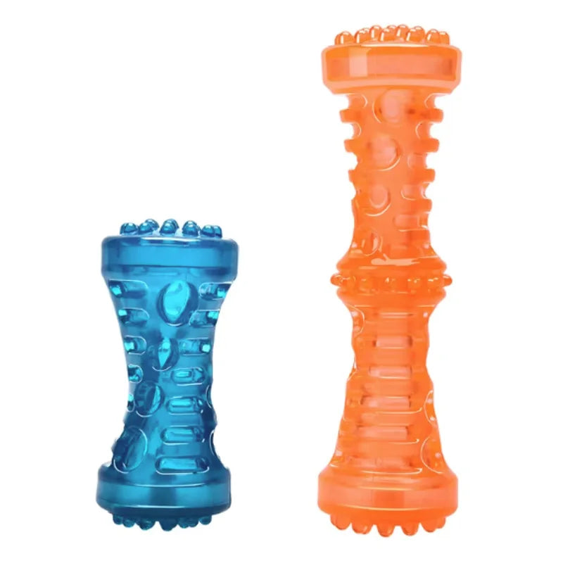 Resistant Bite Resistant Pet Toy Toothbrush Bone Sturdy Dog Toy Interactive Puppy Game Toy Dog Bone Rubber Puppy Chew Toy Dog