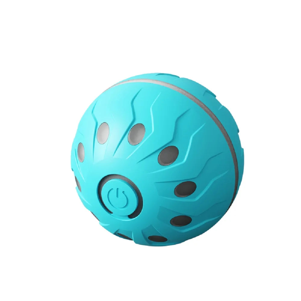 Automatic rolling ball dog and cat toys, durable dog chew ball toys, interactive cat and dog ball toys