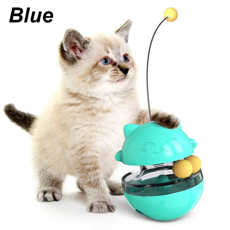 Pet Supplies Play with Food Spiller By Yourself Kitten Interactive Leaking Food Ball Cat Toy Cats Accessories Interactive