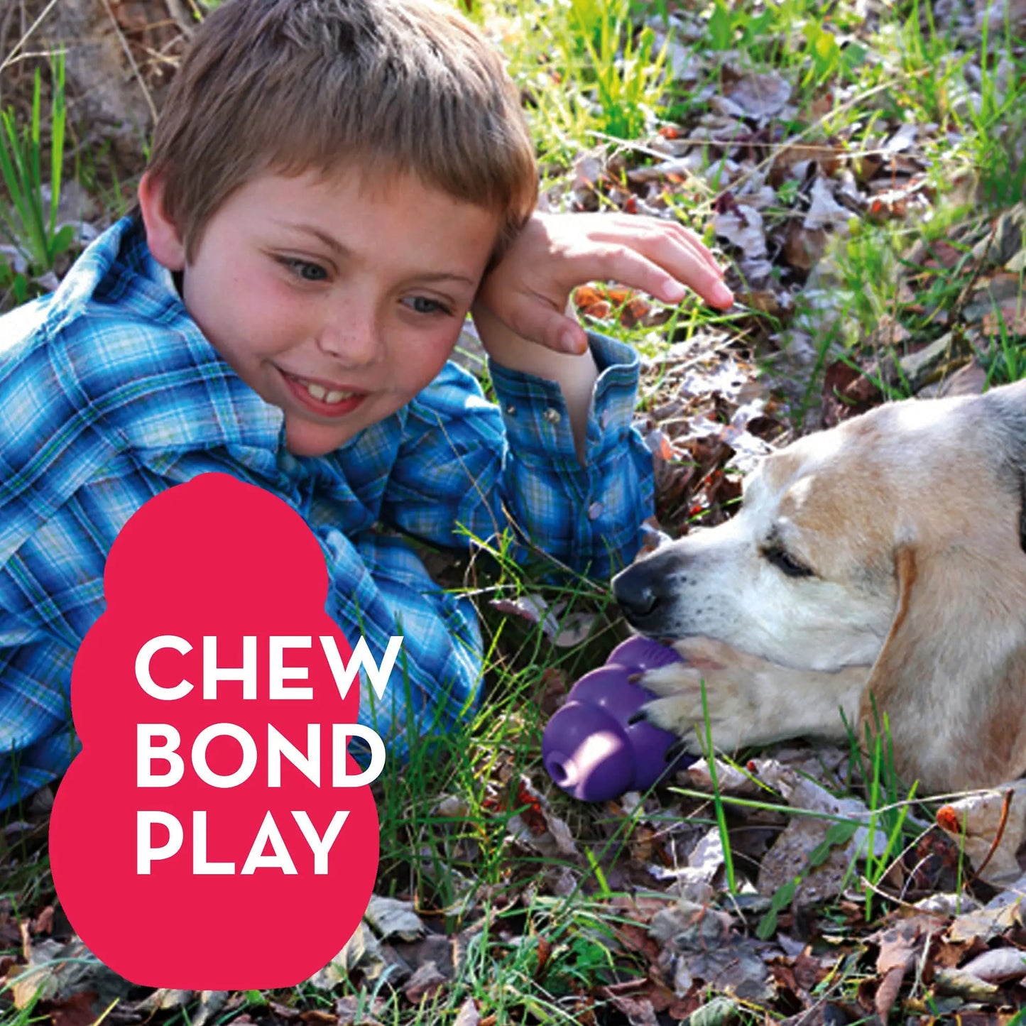 KONG Senior Dog Toy Gentle Natural Rubber Fun to Chew, Chase and Fetch Purple