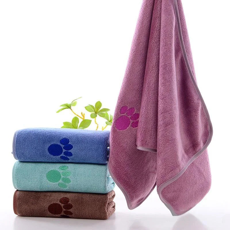 Premium Pet Drying Towel - Ultra Absorbent Microfiber Bath Mat for Dogs & Cats, Quick-Dry Design