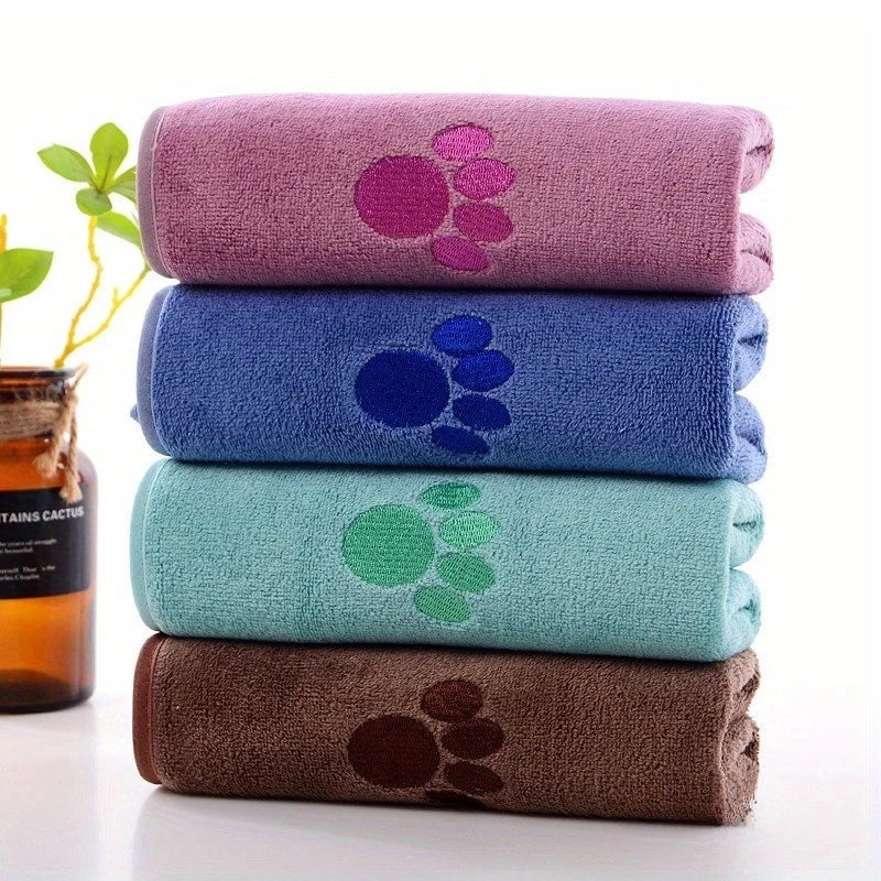 Premium Pet Drying Towel - Ultra Absorbent Microfiber Bath Mat for Dogs & Cats, Quick-Dry Design