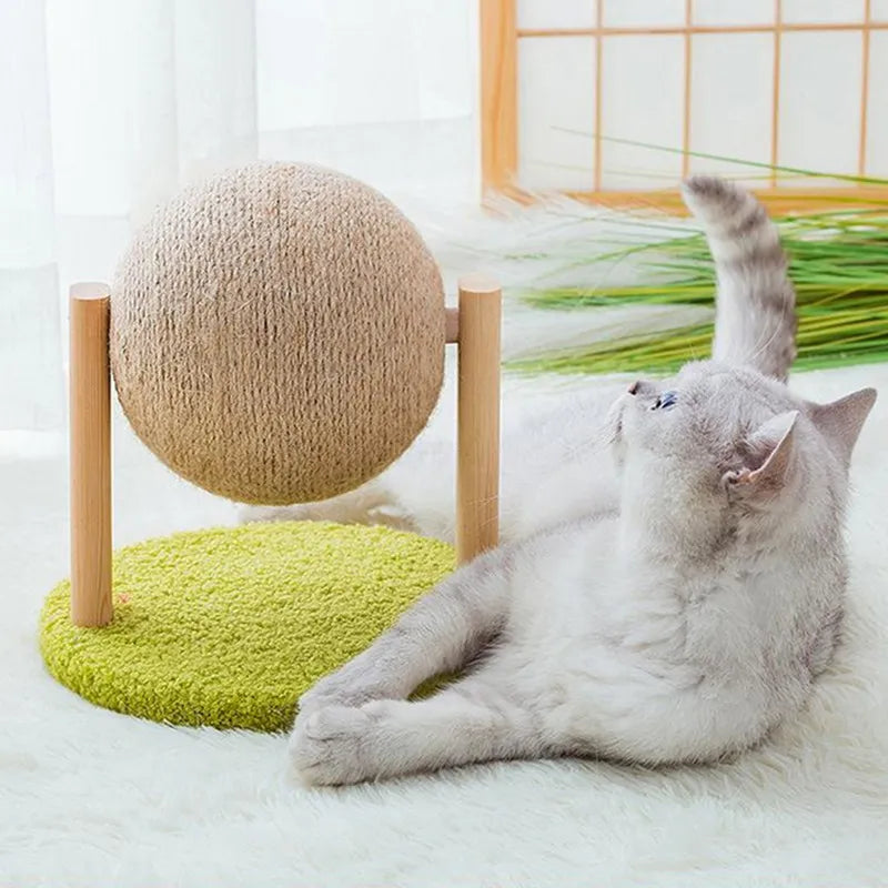 Cat Wheel Cat Shelves Cats Scratcher Excersice Wheel for Cats Climbing Frame Pet Sofa Protector Furniture Pet Scratch Ball Shelf