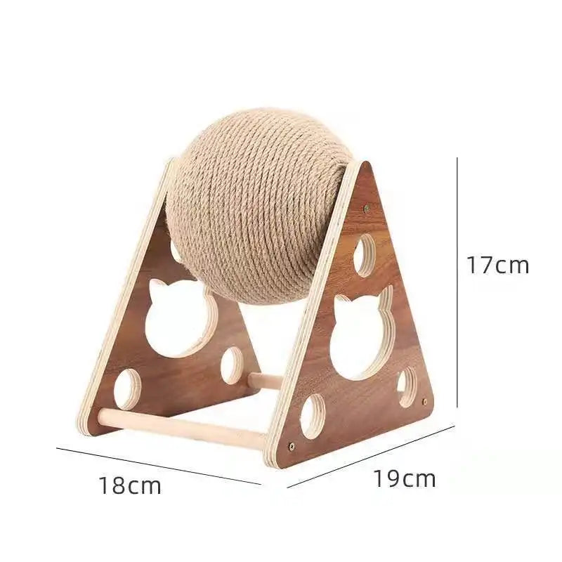 Cat Wheel Cat Shelves Cats Scratcher Excersice Wheel for Cats Climbing Frame Pet Sofa Protector Furniture Pet Scratch Ball Shelf