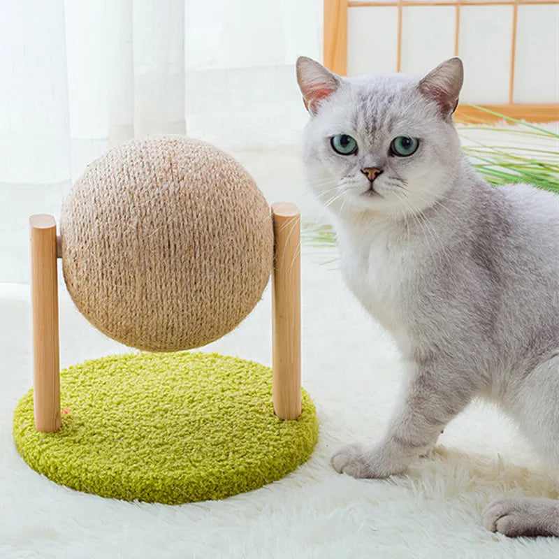 Cat Wheel Cat Shelves Cats Scratcher Excersice Wheel for Cats Climbing Frame Pet Sofa Protector Furniture Pet Scratch Ball Shelf