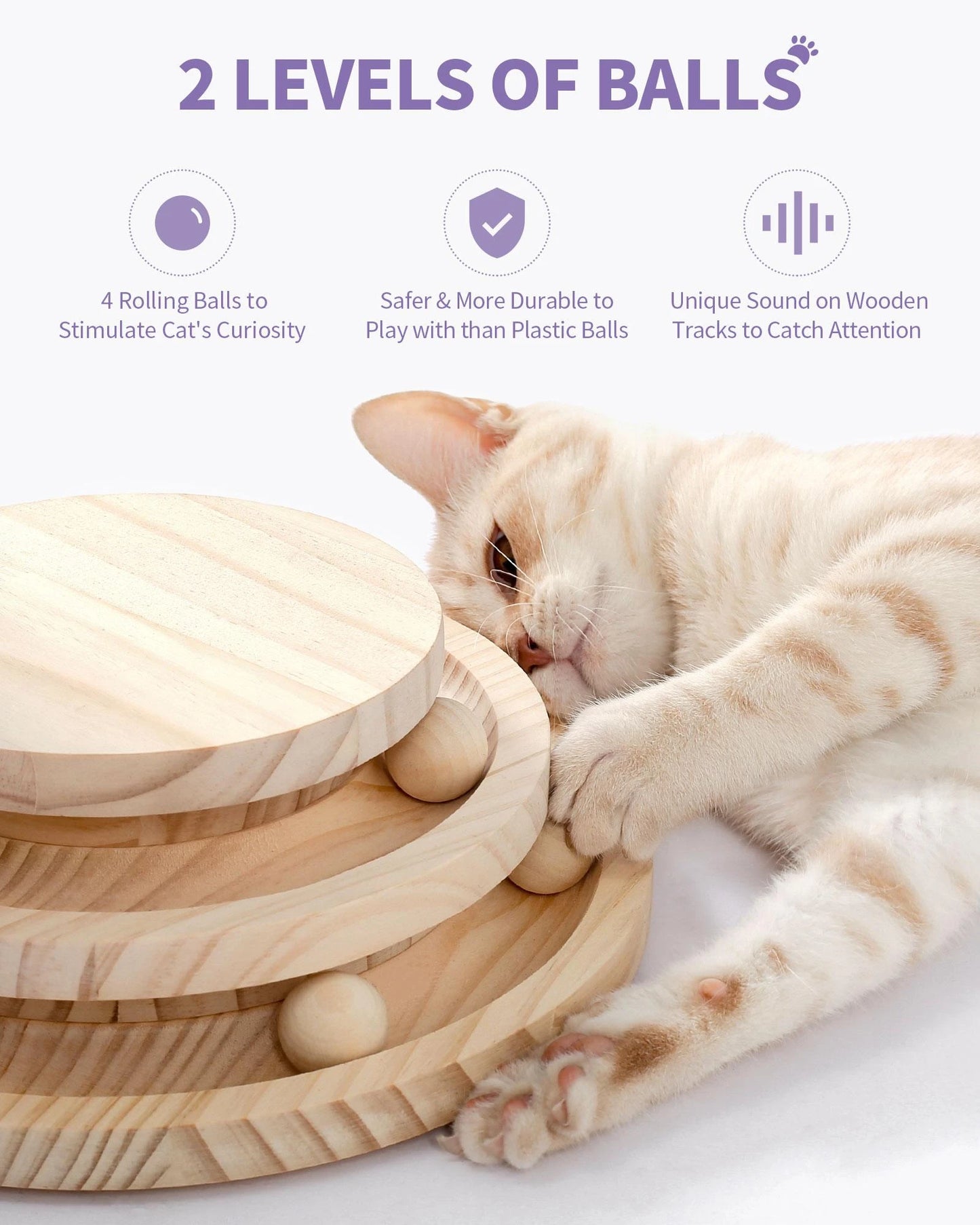Scratching Post Self Groomer Indoor Cats Cloud Soft Perch Rest 17.5" Tall Natural Sisal Scratcher Cat Grooming Interactive