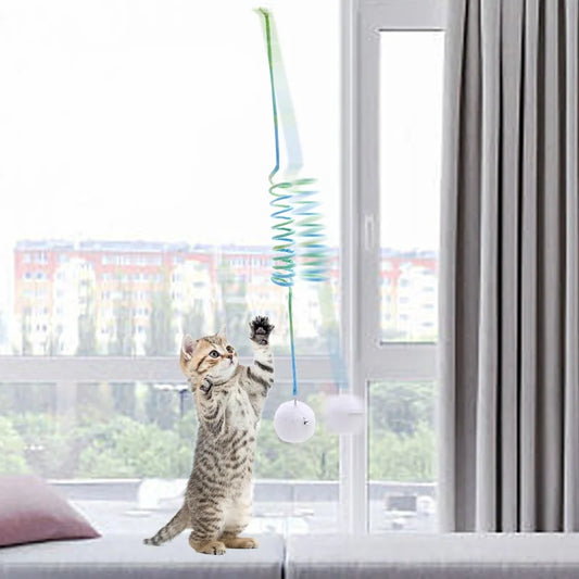 Toys For Cats Play For Cats Interactive Cat Toys Cat Spring Toy For Cats Intelligence Games Things For The Cat Pet Toys For Cats