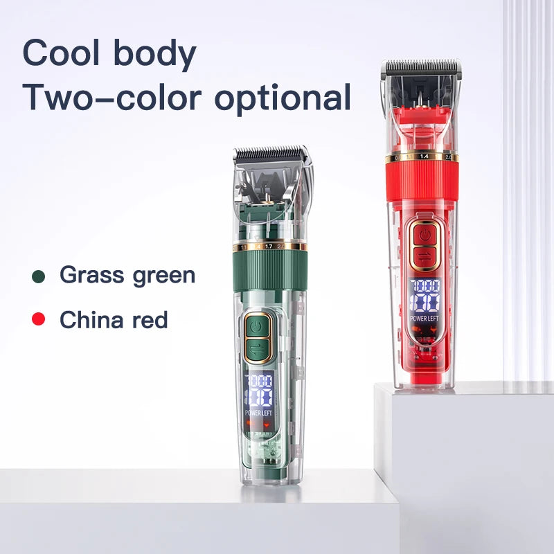 Dog Hair Clippers Grooming Haircut Trimmer Shaver Set IPX7waterproof Pets Cordless Rechargeable Professional Dog Clipper