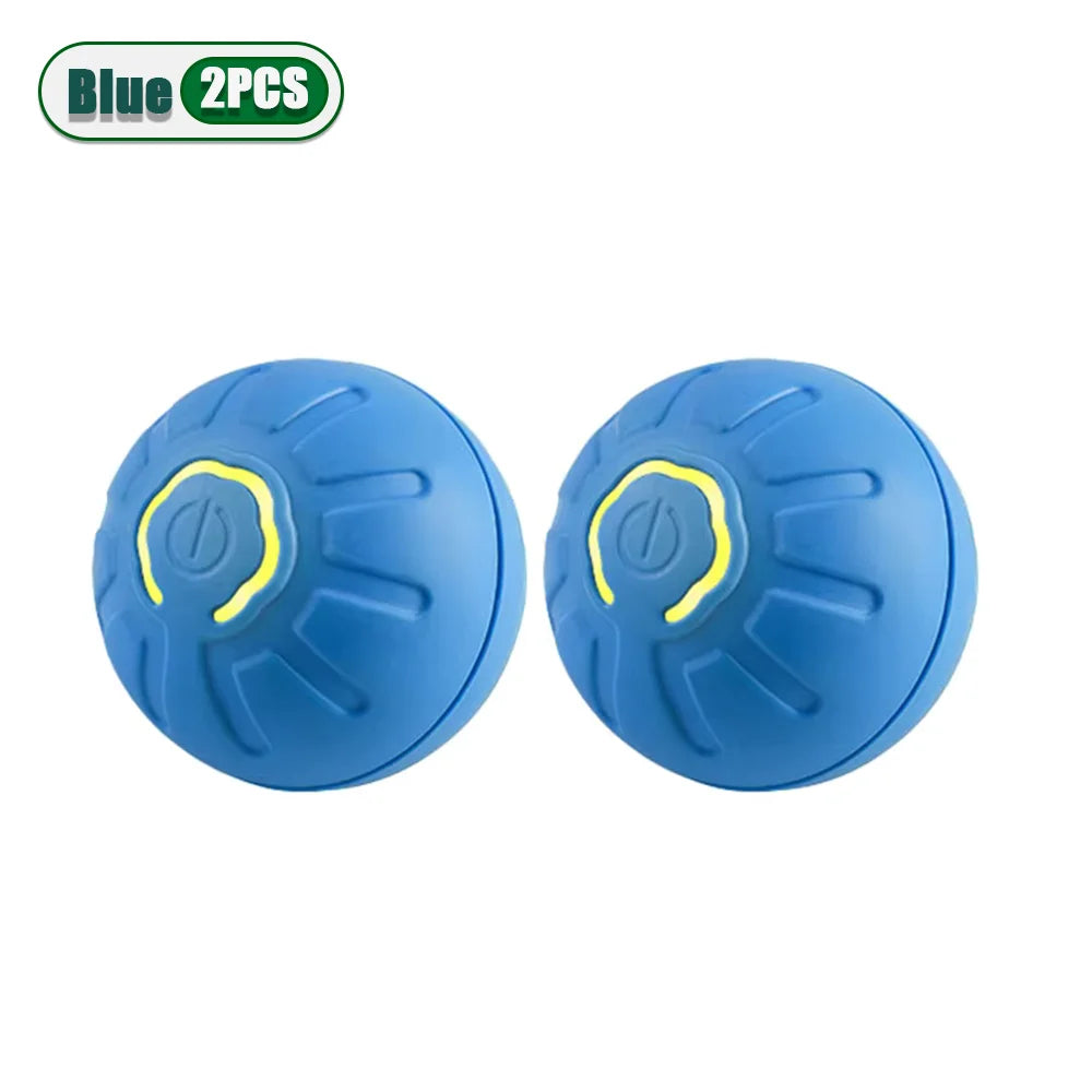 1-10PC Smart Interactive Dog Toy Ball USB Electronic Bouncing Ball Automatic Moving Pet Toy for Puppies Indoor Training Supplies