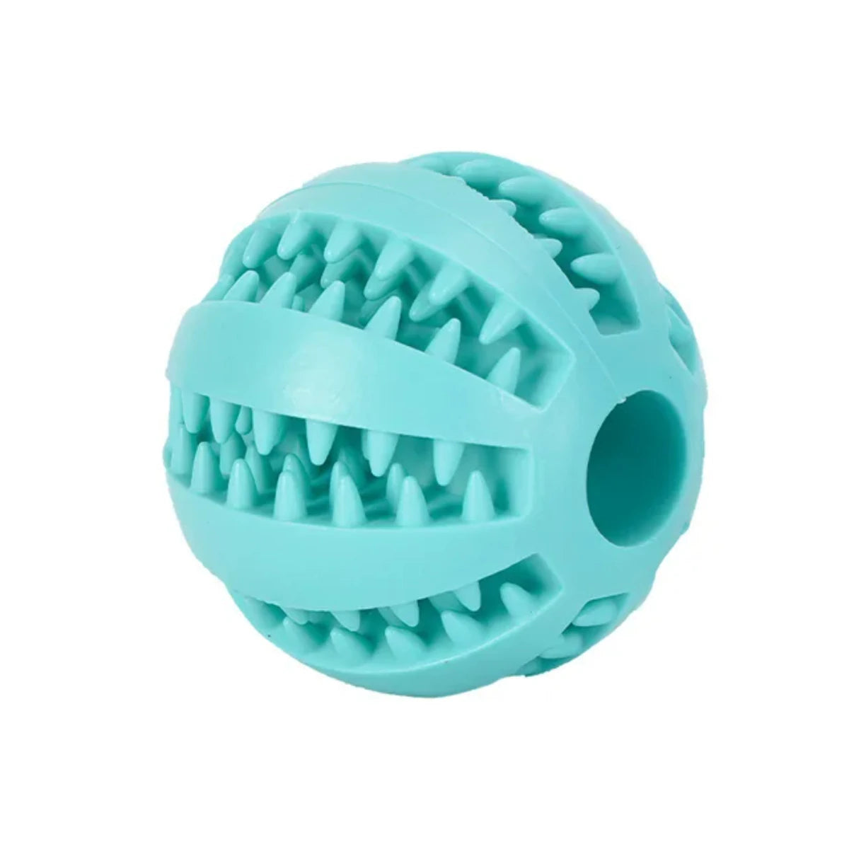 Natural Rubber Pet Dog Toys Dog Chew Toys Tooth Cleaning Treat Ball Extra-tough Interactive Elasticity Ball  Pet Accessories Dog