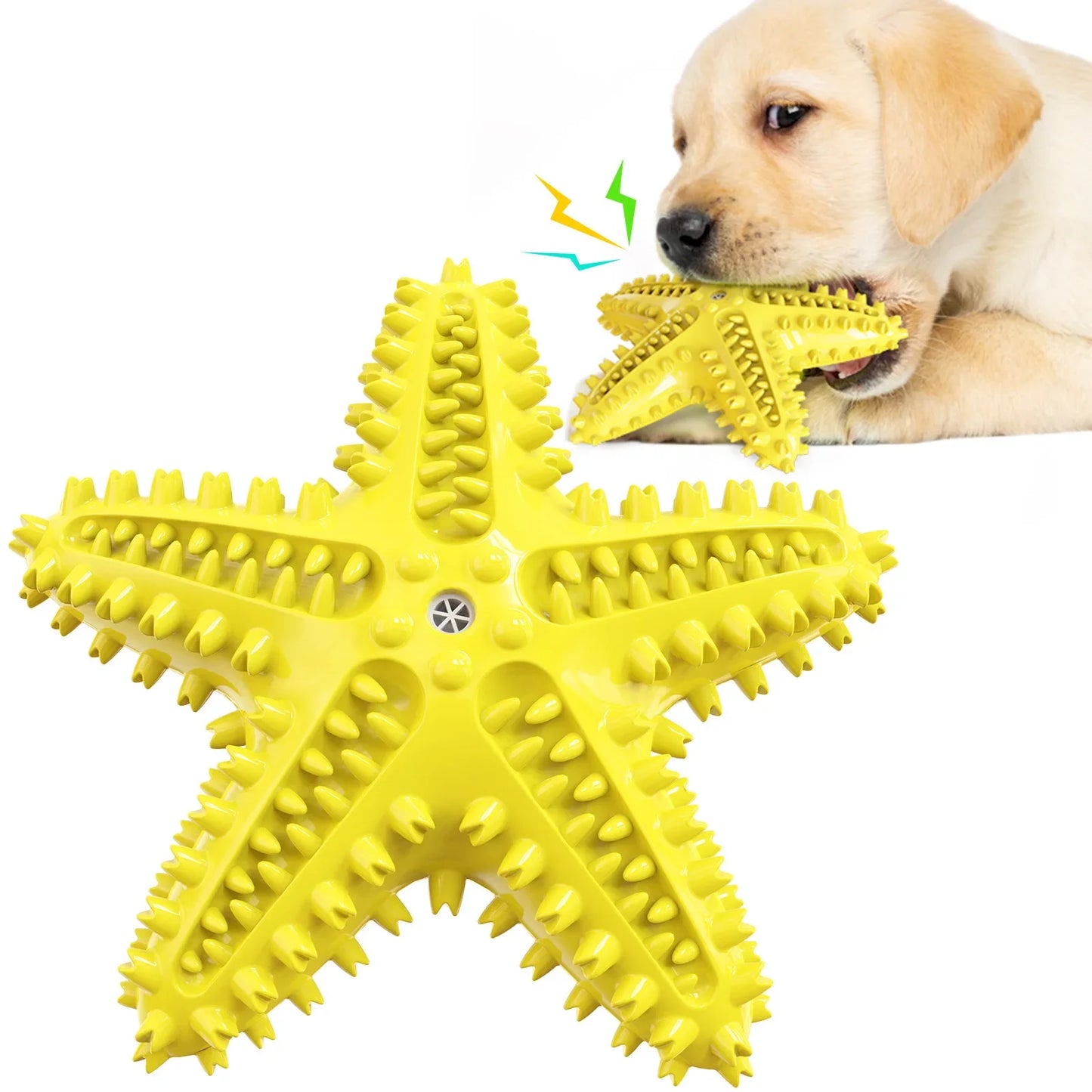 Sound Starfish Dog Toy Teeth Grinding Fun Toothbrush Pet Toy for Dogs New Hit Interactive Chew Toy for Your Furry Friend