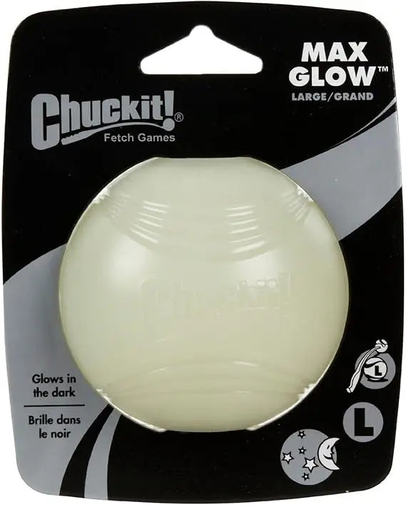 Chuckit! Max Glow Ball Dog Toy