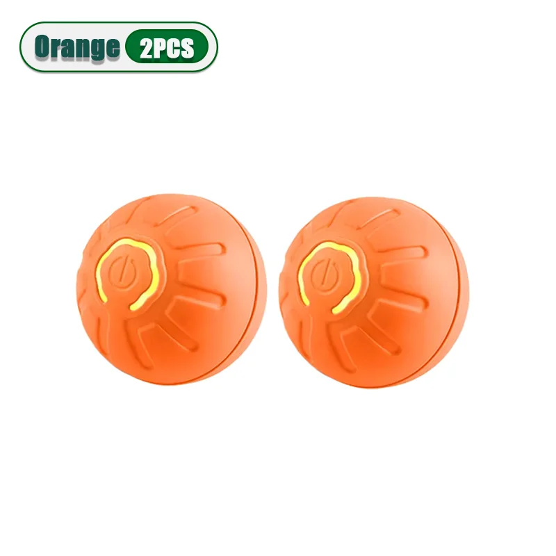 1-10PC Smart Interactive Dog Toy Ball USB Electronic Bouncing Ball Automatic Moving Pet Toy for Puppies Indoor Training Supplies