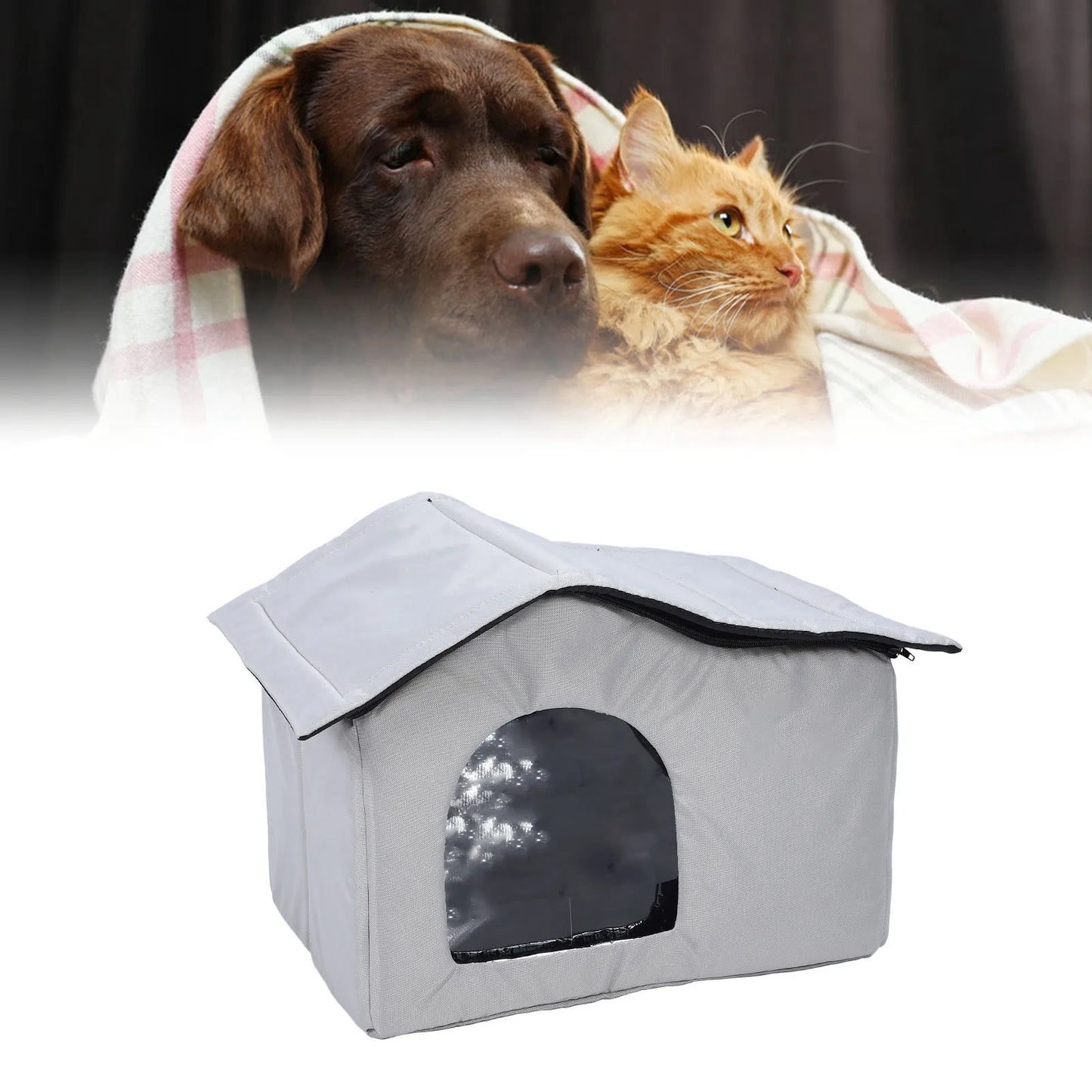 Cat Cooling House Long Lasting Cooling Oxford Cloth Bite Resistant  Pet Cooling House for Cat Dog Cat Ice Cooling House