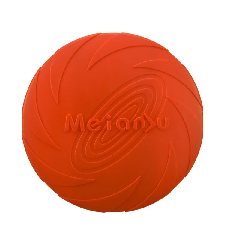 OUWO Dog Toys Upgrade Multifunctionality Multicolor Frisbeed Interesting Pet Dog Silicone Flying Discs Game Pet Supplies