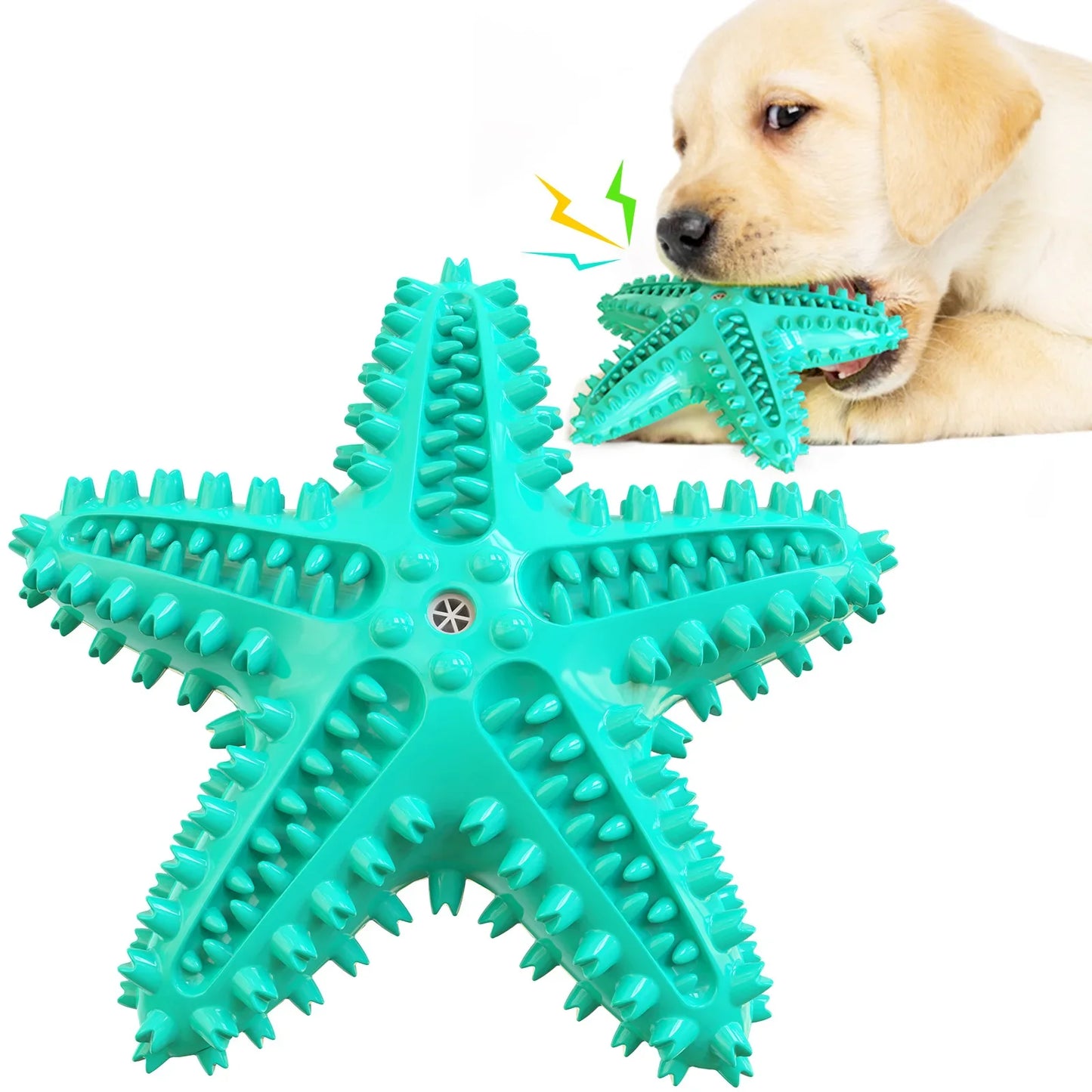 Sound Starfish Dog Toy Teeth Grinding Fun Toothbrush Pet Toy for Dogs New Hit Interactive Chew Toy for Your Furry Friend