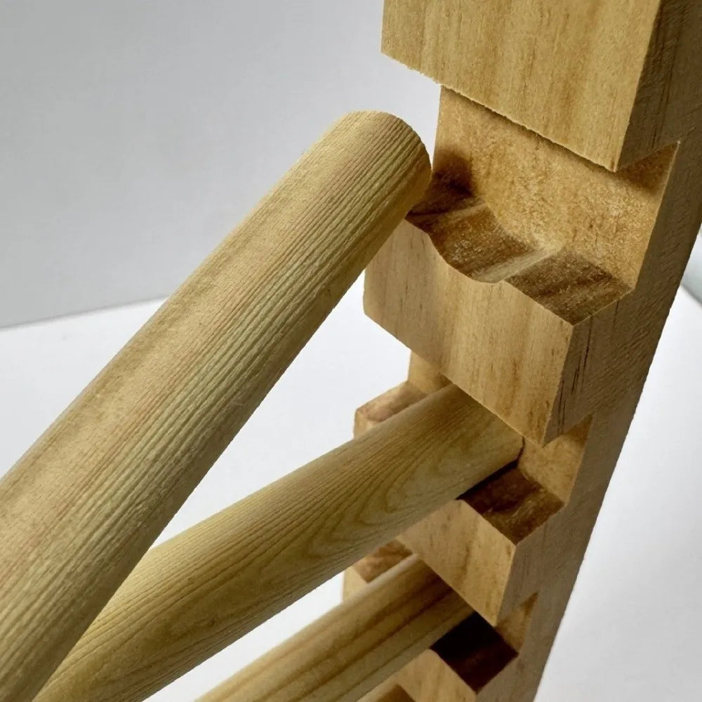 New Wooden Rabbit Jump Bar Easy to Install Adjustable Height Pet Training Games Interactive Pet Exercise Toy Small Pet Supplies