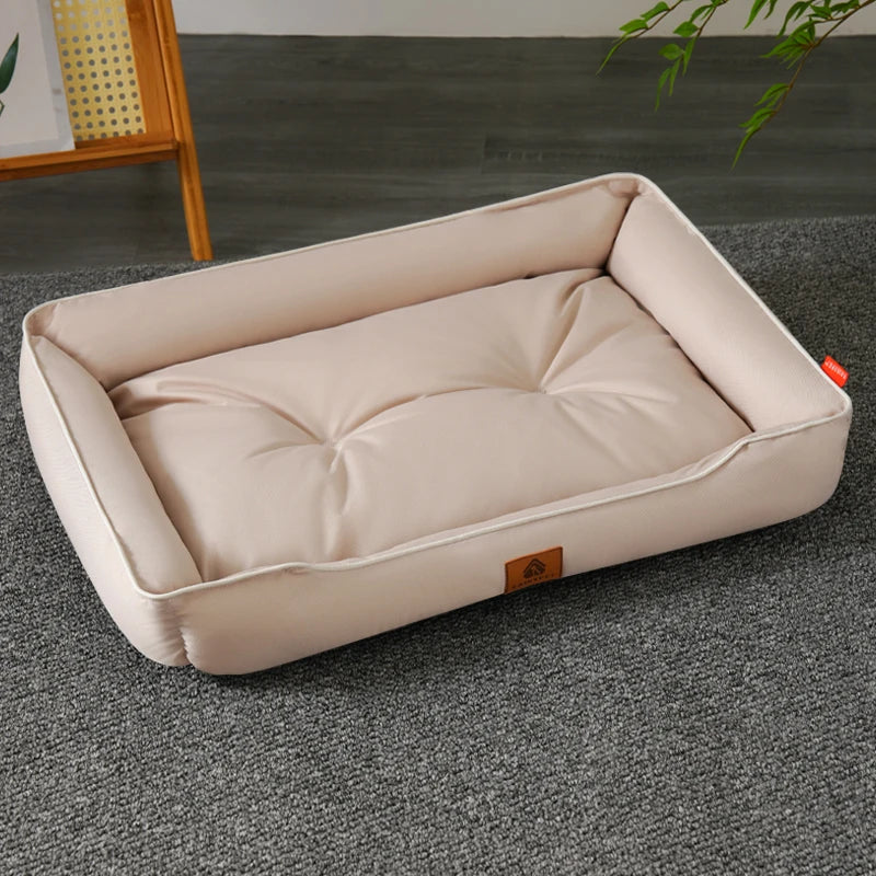 Waterproof Dog Bed 600D Oxford Pet Dogs Beds for All Seasons Thickened PP Cotton Filling Bite-resistant Pet Mat Dog Accessories