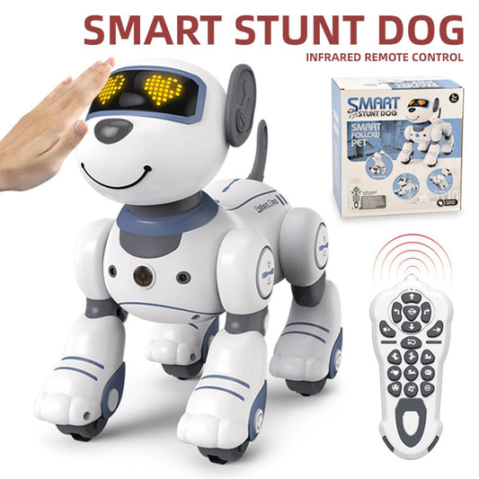 RC Robot Dog Electronic Walking Dancing Dog Intelligent Touch Remote Control Pet Dog Toy for Children's Toys Boys Girls Fun Gift