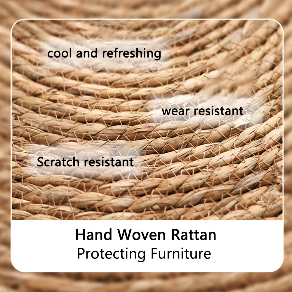 Cat Scratcher Rattan Mat Board Cat Scratch for Sharpen Nails Scraper Cats Tree Cat scratching post Sofa Mats Furniture Protector
