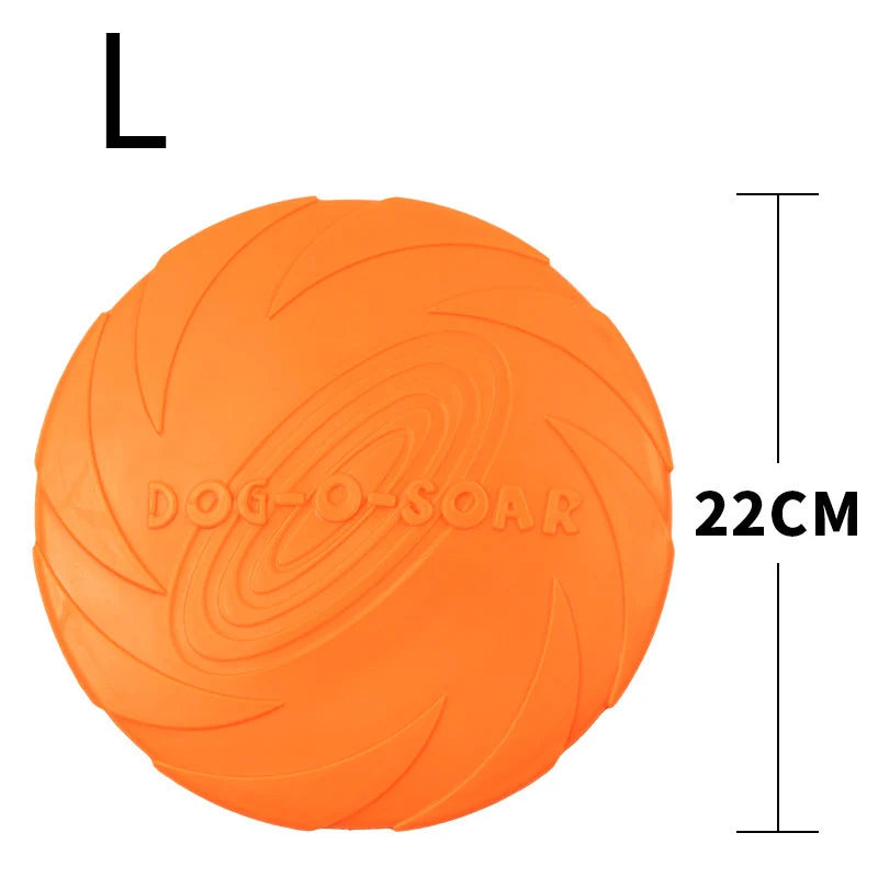 TPR Big Dog Training Toy Flying Discs Disk Interactive Pet Toys for Small Large Dogs Border Collie Labrador mascotas Accessories