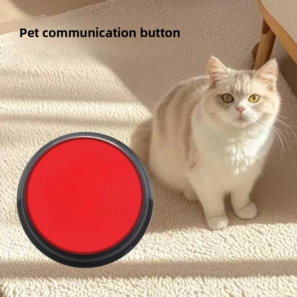 Interactive Voice Recording Pet Training Buttons Smart Communication Toy for Dogs Cats Daily Behavior Training Supplies