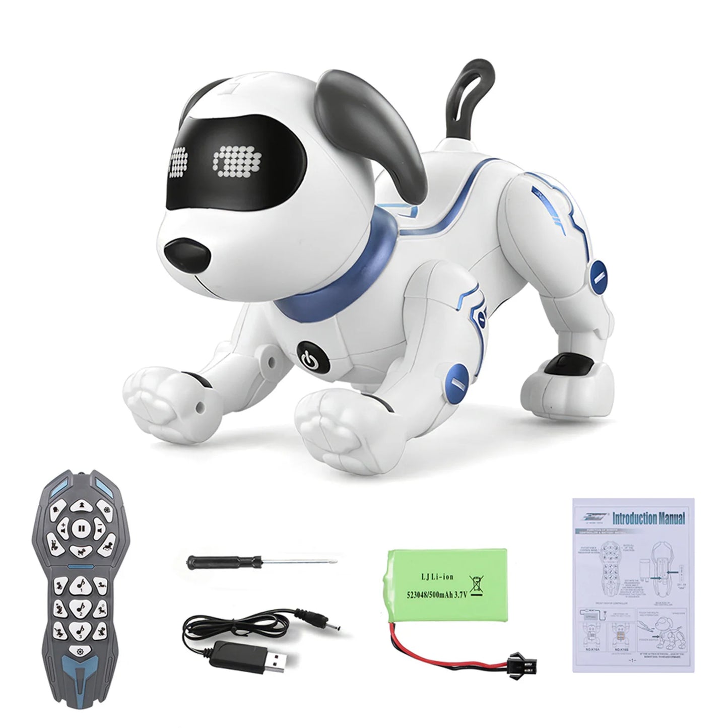 RC Robot Dog Electronic Walking Dancing Dog Intelligent Touch Remote Control Pet Dog Toy for Children's Toys Boys Girls Fun Gift