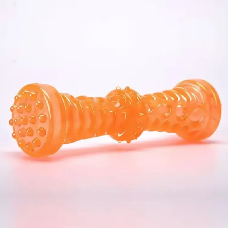 Resistant Bite Resistant Pet Toy Toothbrush Bone Sturdy Dog Toy Interactive Puppy Game Toy Dog Bone Rubber Puppy Chew Toy Dog