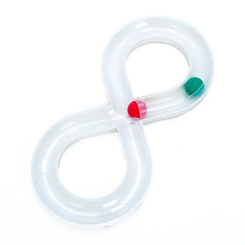 Cat Toys For Indoor Cats Interactive Cat Turntable Track Ball Self Entertaining Kitten Self Pleasure Toy Pet Orbital Ball Toys