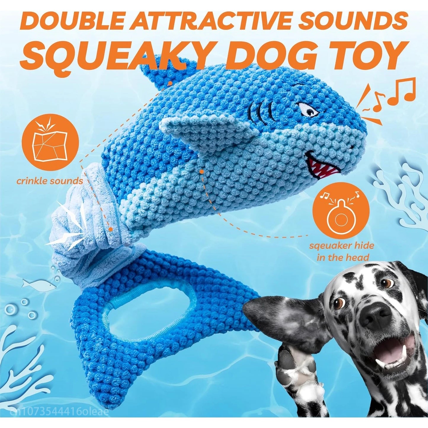 Squeaky Dog Toys for Aggressive Chewers Small Mediym Large Dog Golden Toys to Keep Them Busy Interactive Puppy Toys Tug of War