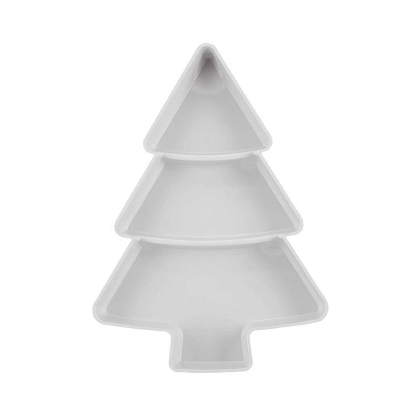 Christmas Tree Shape Fruit Plates Multi-function Dried Fruit Plate Candy Dish Serving Trays Suitable For Holiday Party Xuan-us
