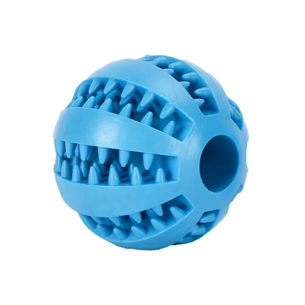 Natural Rubber Pet Dog Toys Dog Chew Toys Tooth Cleaning Treat Ball Extra-tough Interactive Elasticity Ball  Pet Accessories Dog