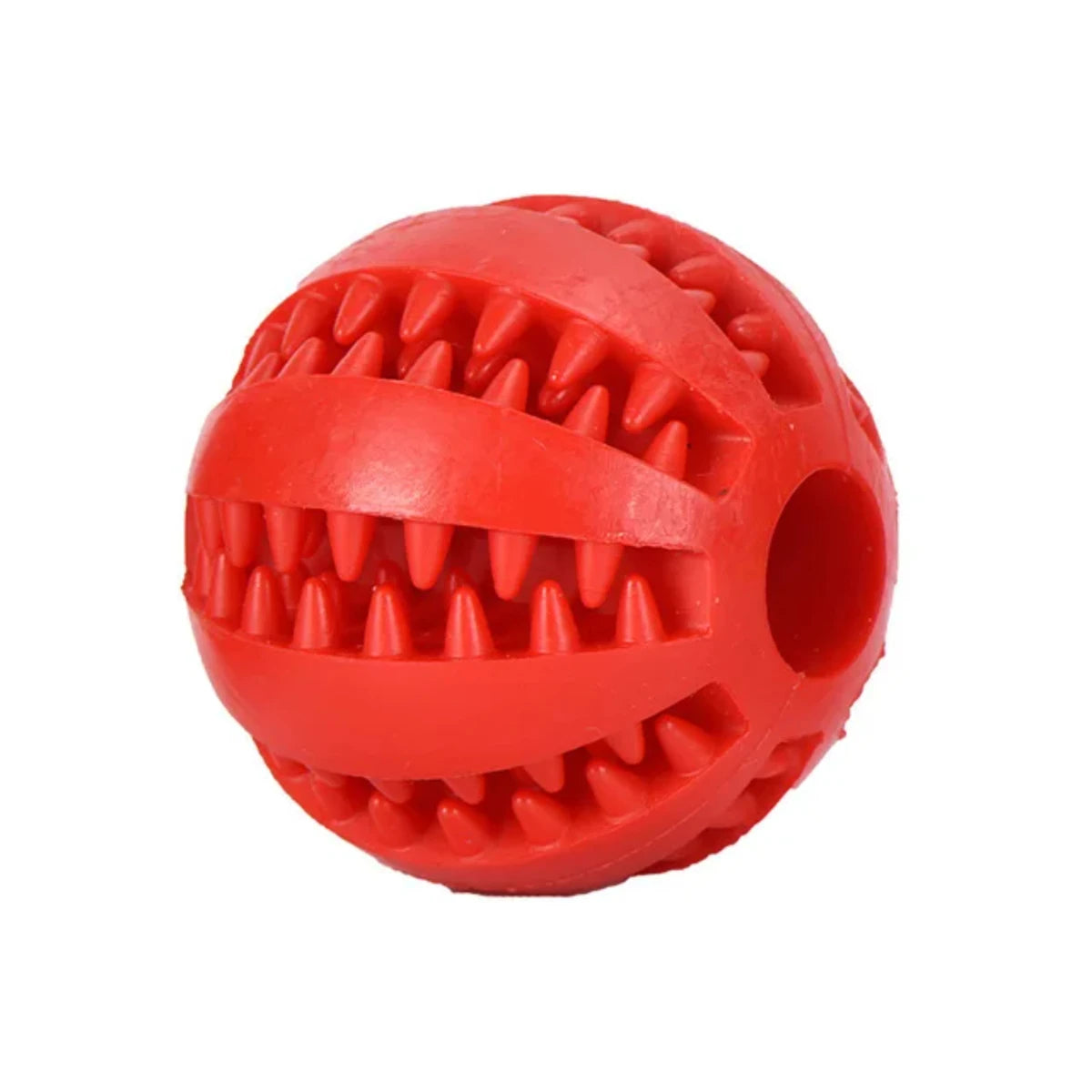 Natural Rubber Pet Dog Toys Dog Chew Toys Tooth Cleaning Treat Ball Extra-tough Interactive Elasticity Ball  Pet Accessories Dog