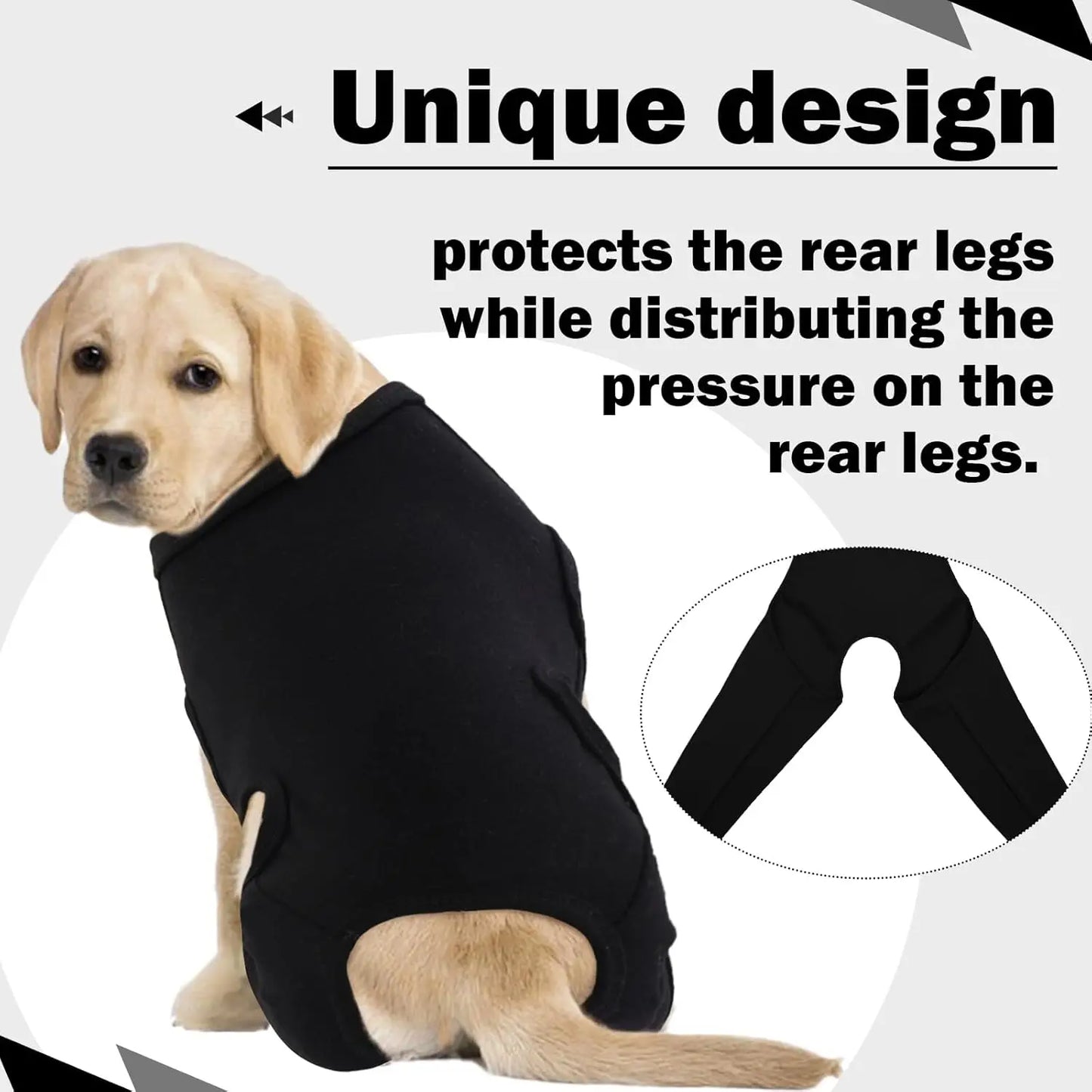 Dog leg rehabilitation suit, pet cover to prevent licking wound elbow protection, dog rehabilitation instead of sprain nursing