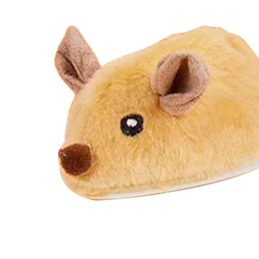 Mouse Moving Cat Toys Electronic Squeaky Cat Toys Moving Cat Mouse Toy for Kitten Indoor/Outdoor Exercise