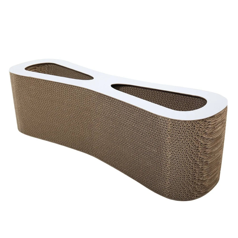 Premium Cat Scratcher Post Durable Cardboard Toy Healthy Rest Play Furniture Multi-Functional Lounge Cats with Catnip