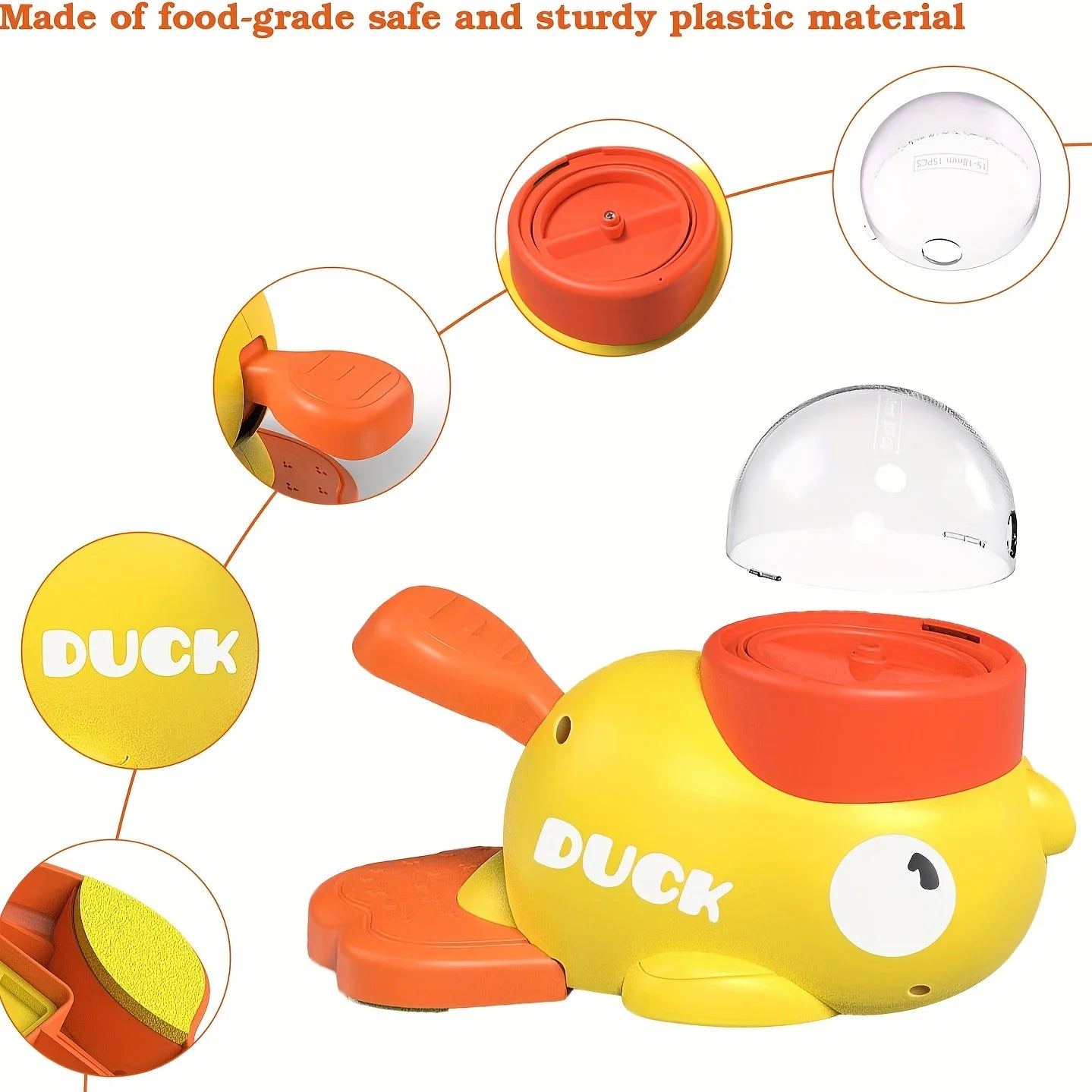 Pet Press type Snack Toys Cat Toys To Relieve Boredom Duck Design Anti-slip Pet Feeder for Dog Training