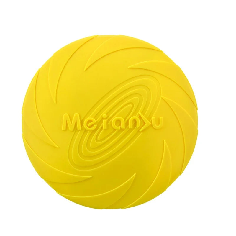 OUWO Dog Toys Upgrade Multifunctionality Multicolor Frisbeed Interesting Pet Dog Silicone Flying Discs Game Pet Supplies