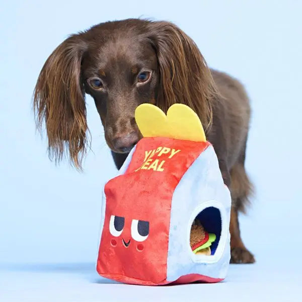 Doggy Bag Delivery Yappy Meal Surprise Dog Food Shaped Toy