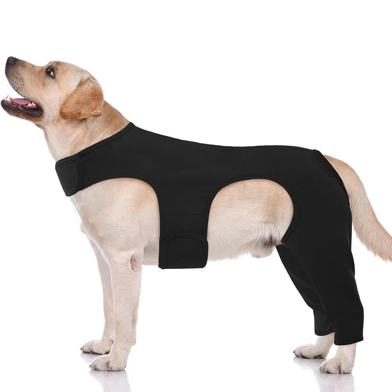 Dog leg rehabilitation suit, pet cover to prevent licking wound elbow protection, dog rehabilitation instead of sprain nursing
