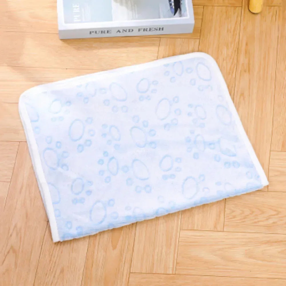 Dog Blanket Washable Fuzzy Soft Pet Mat Throw Cover for Kennel Crate Bed Cute Paw Pattern Puppy Cat Bed Blanket Mat Pet Blankets