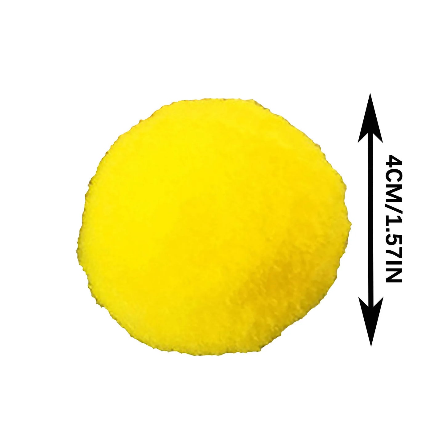 30Pcs 1.6"/4cm Cat Toy Balls Bulk Soft Kitten Pompon Toy Indoor Cats Interactive Play Training Toy Plush Balls Cats Favorite Toy