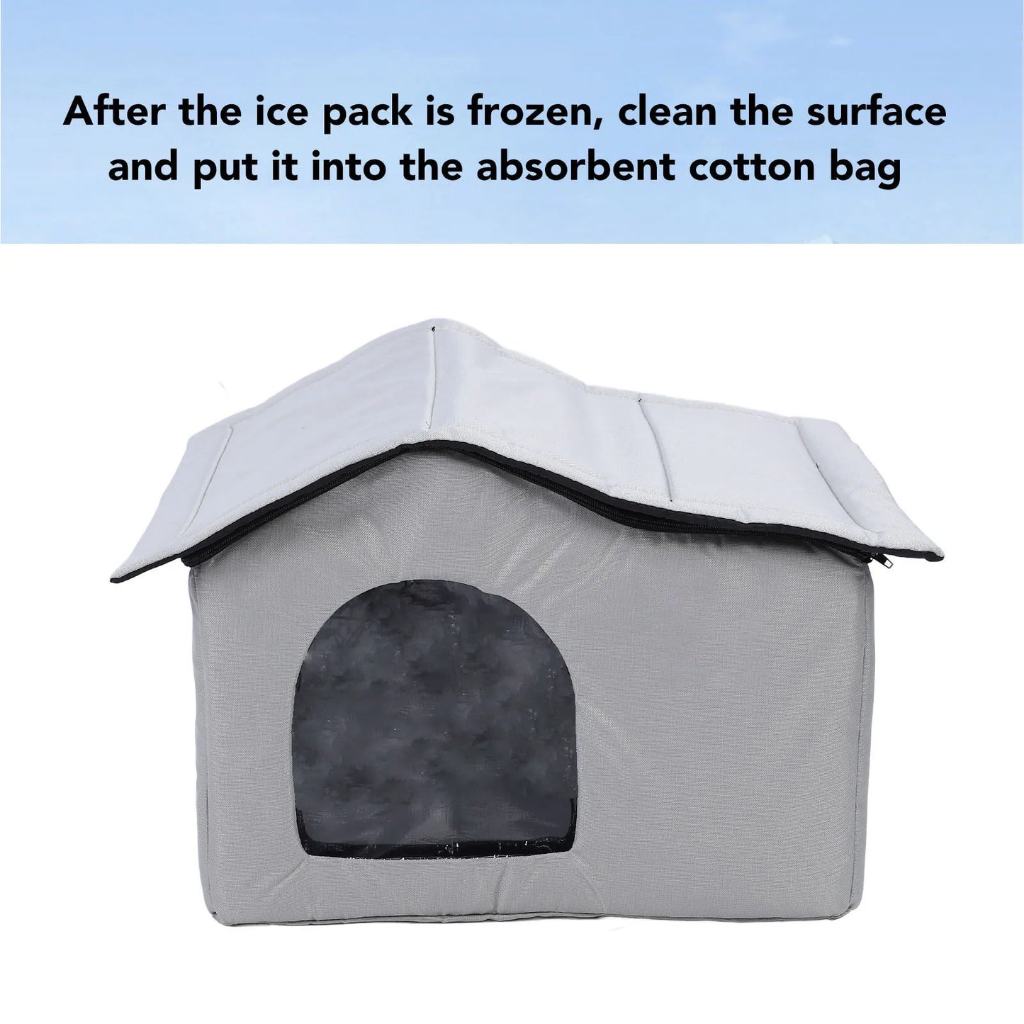 Cat Cooling House Long Lasting Cooling Oxford Cloth Bite Resistant  Pet Cooling House for Cat Dog Cat Ice Cooling House