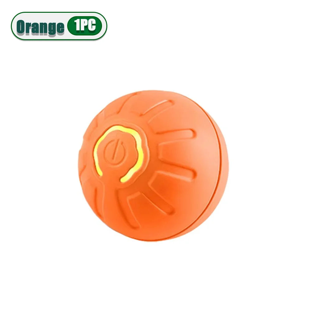 1-10PC Smart Interactive Dog Toy Ball USB Electronic Bouncing Ball Automatic Moving Pet Toy for Puppies Indoor Training Supplies