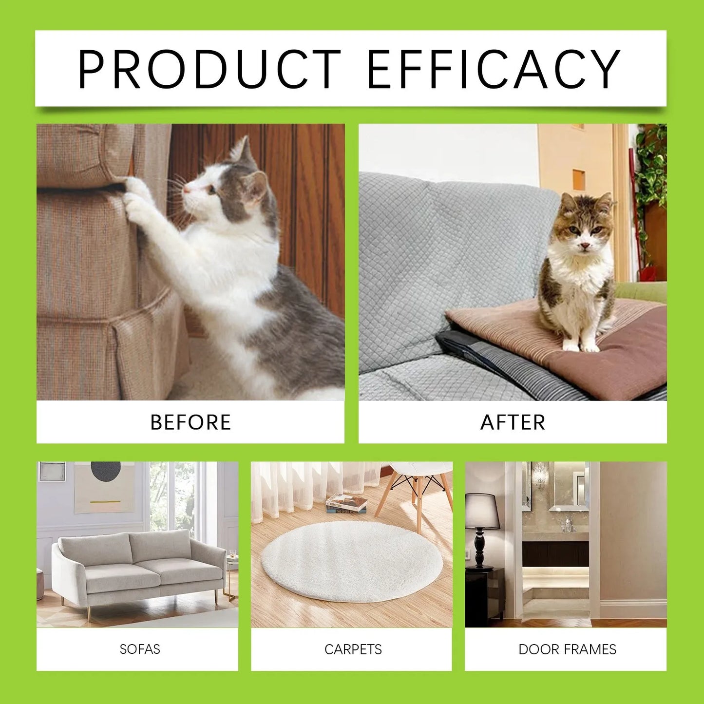 100ML Cat Deterrent Spray, Cat Spray Anti-Scratch For Furniture, Sofas, Curtains, Plants, Non-Alcohol Behavior Training Aid