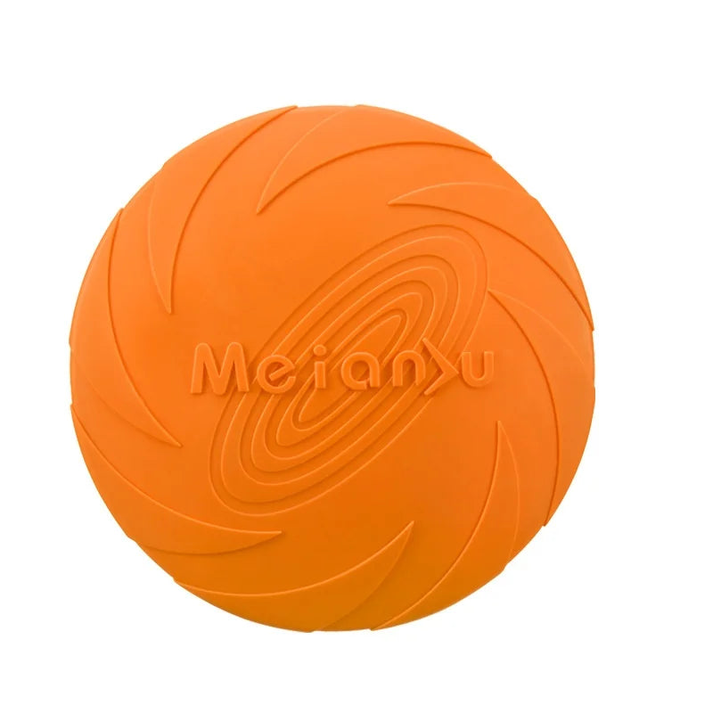 OUWO Dog Toys Upgrade Multifunctionality Multicolor Frisbeed Interesting Pet Dog Silicone Flying Discs Game Pet Supplies